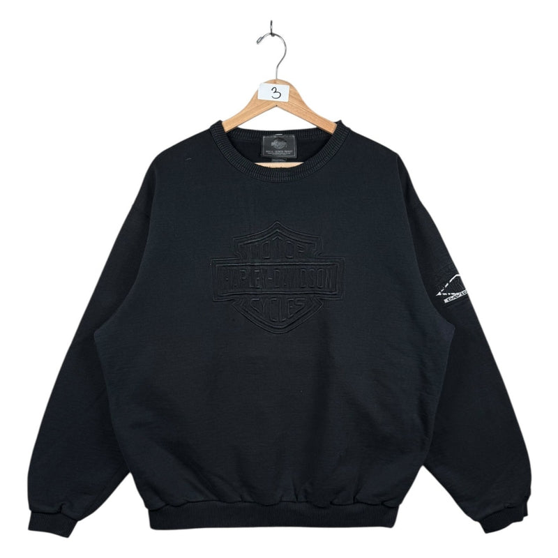 Vintage Harley Davidson Embroidered Crewneck
