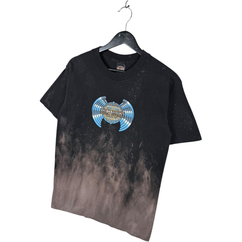 Vintage Harley Davidson Blue Wings Tie Dye T-Shirt