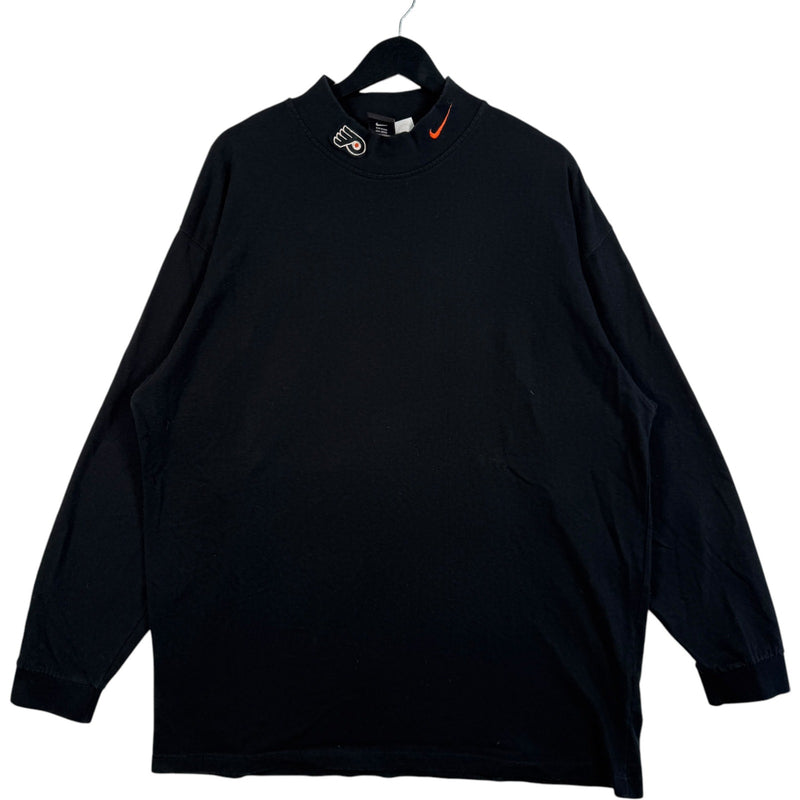 Vintage Nike Mock Neck Swoosh Long Sleeve