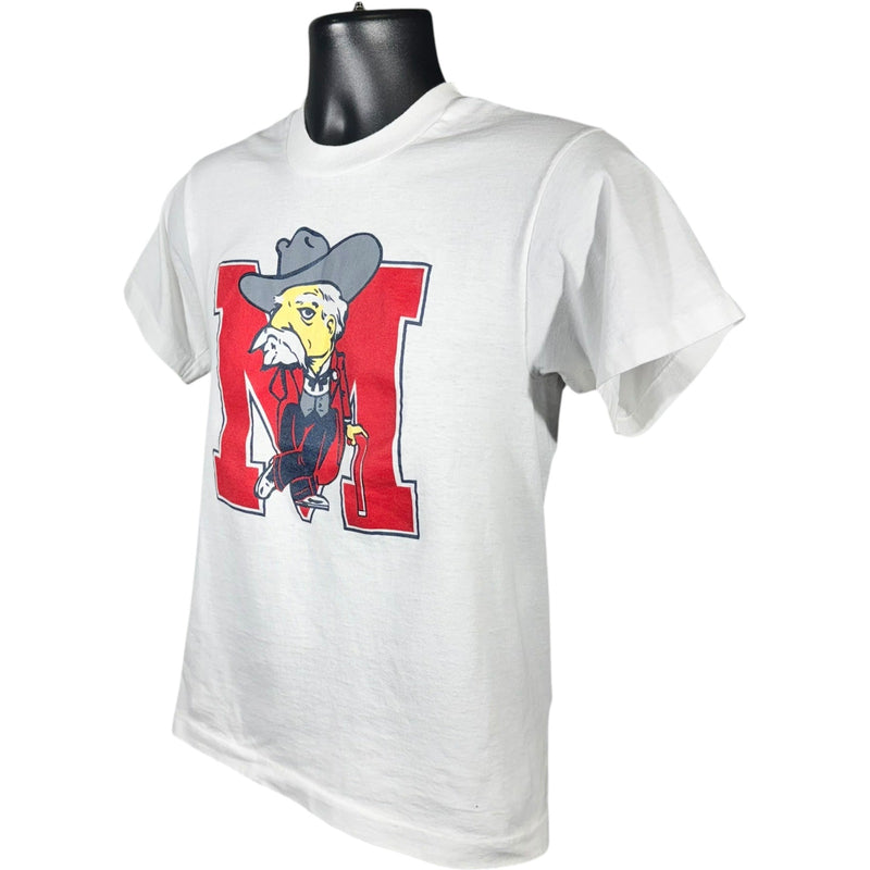 Vintage University of Mississippi Ole Miss Rebels Mascot Tee 90s