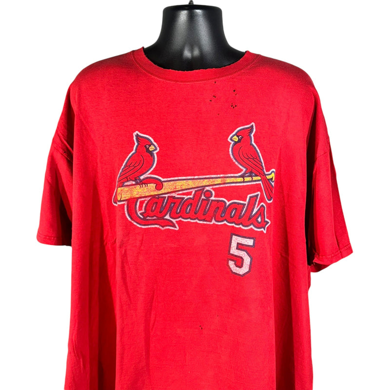 Vintage St. Louis Cardinals #5 Albert Pujols Tee 2004