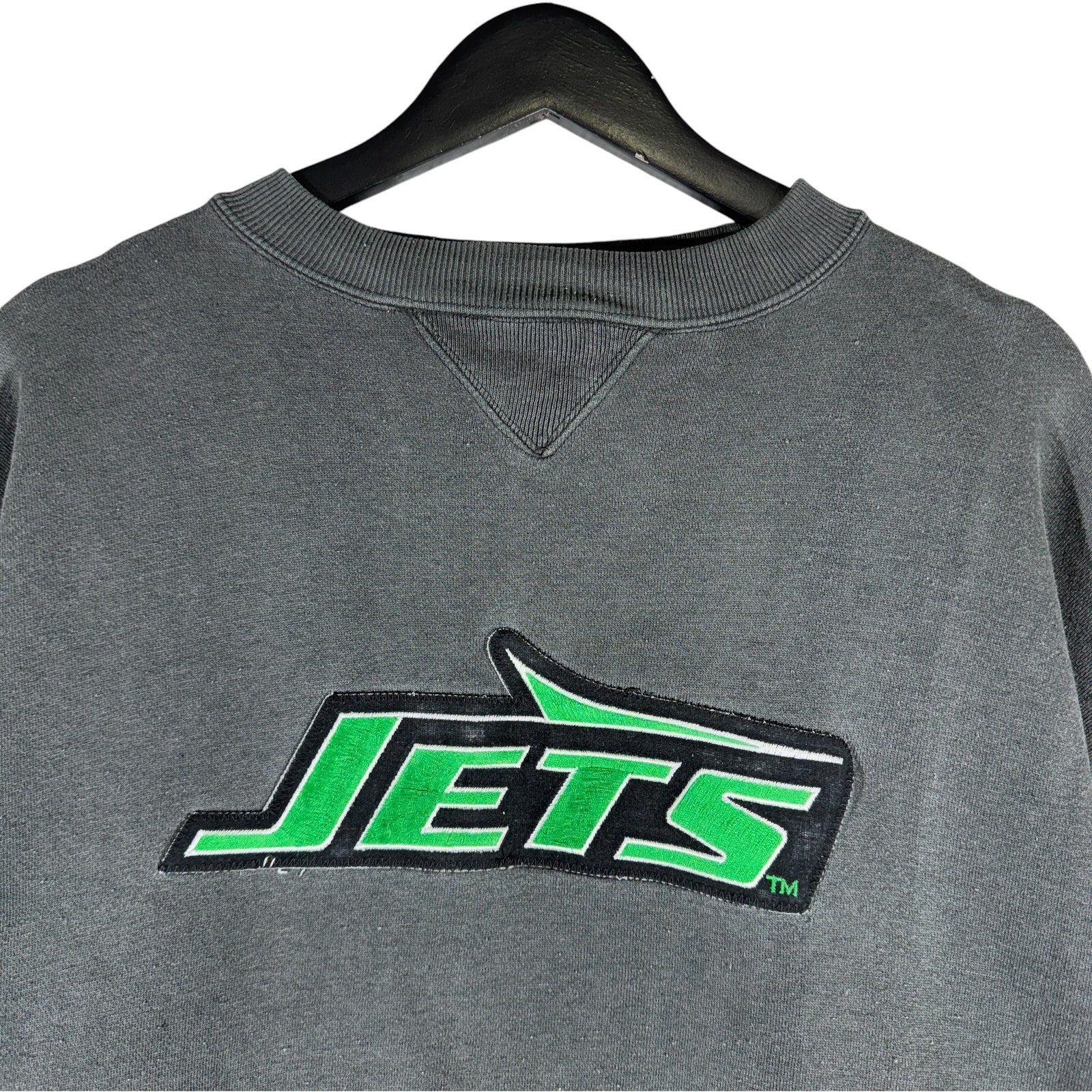 Vintage Starter New York Jets NFL Spellout Crewneck