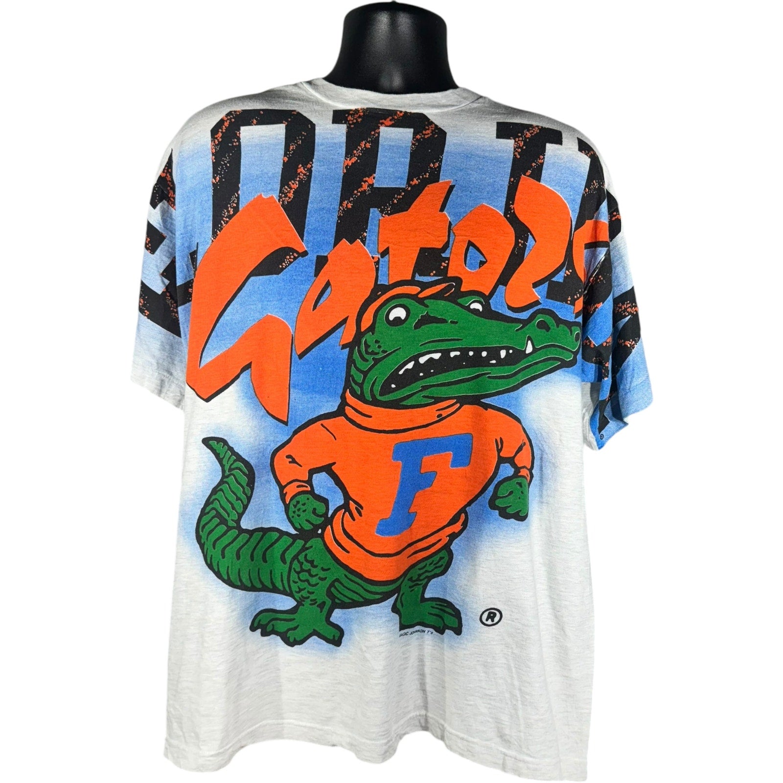 Vintage Florida Gators Big Print Mascot Tee 90s