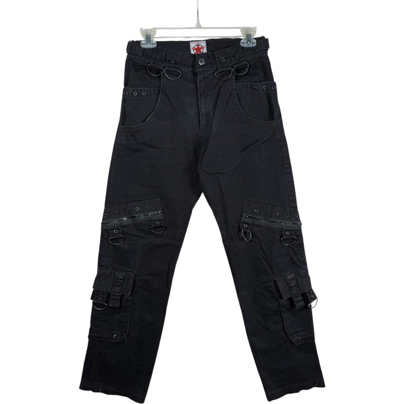 Vintage Black Pistol Goth Cargo Pants 32