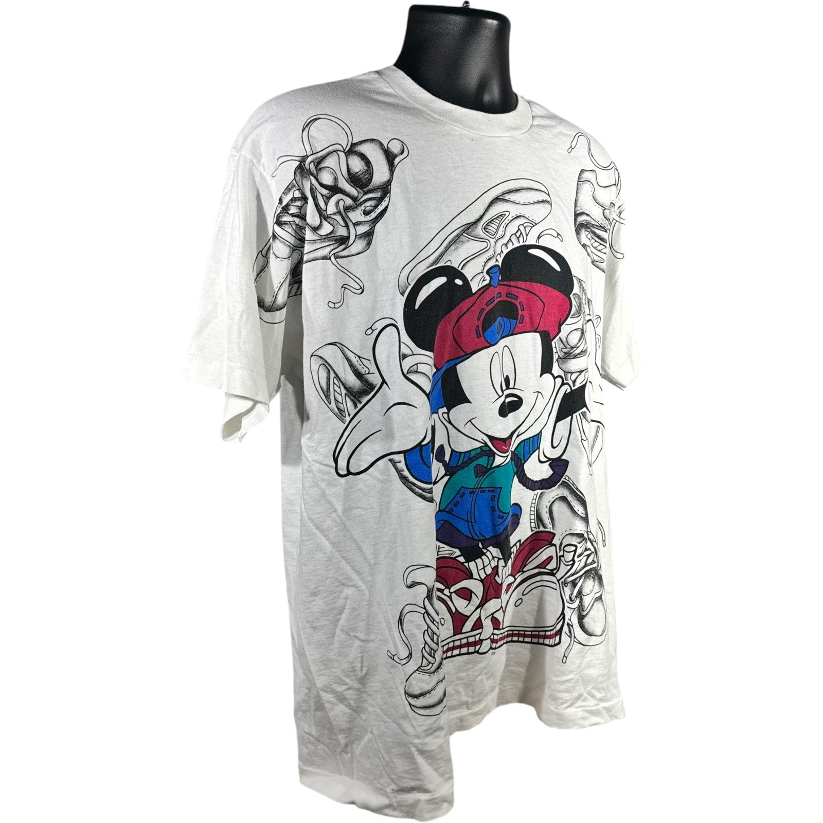 Vintage Mickey Unlimited Mickey Mouse Sneaker Tee 90s