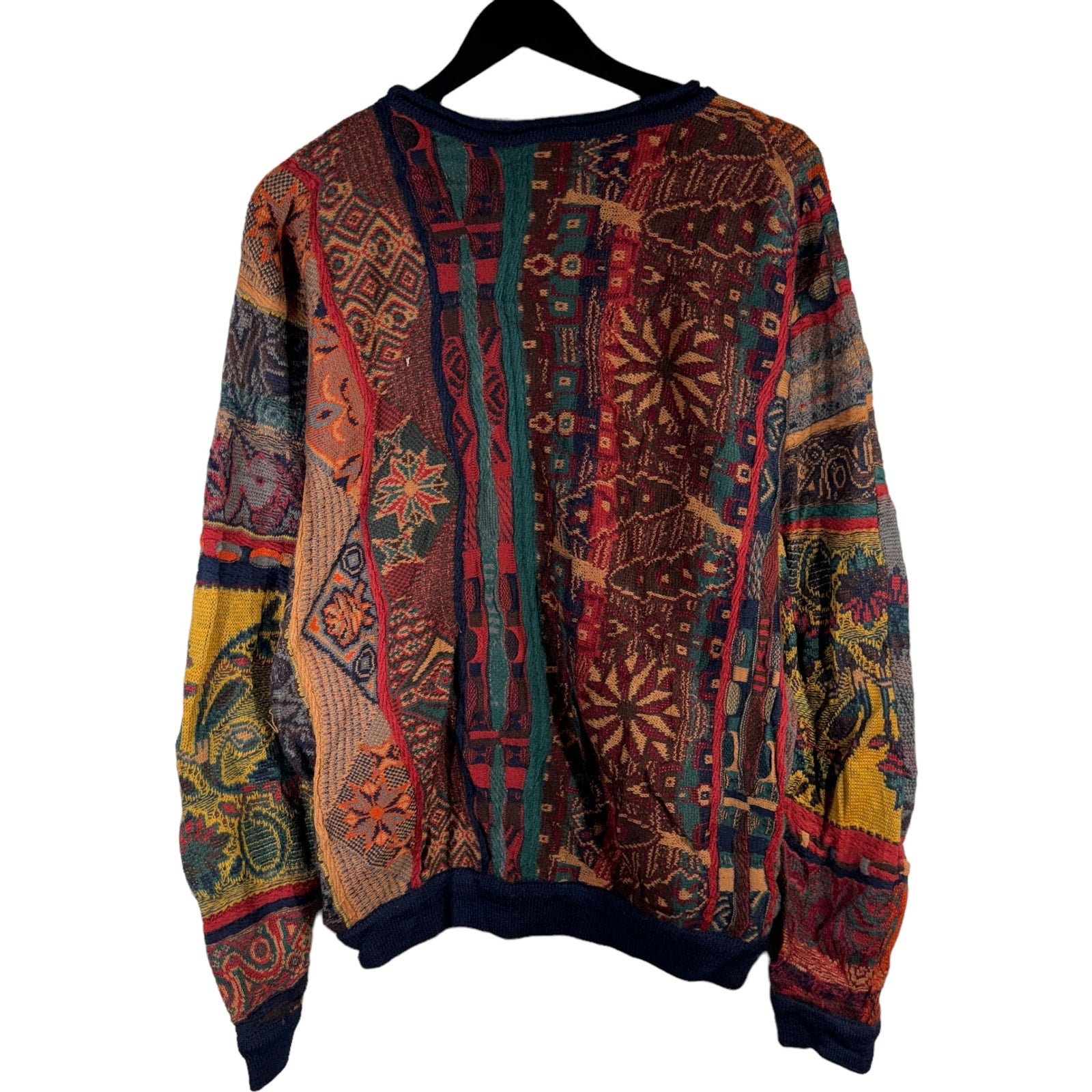 Vintage Coogi Geometric Pattern Sweater