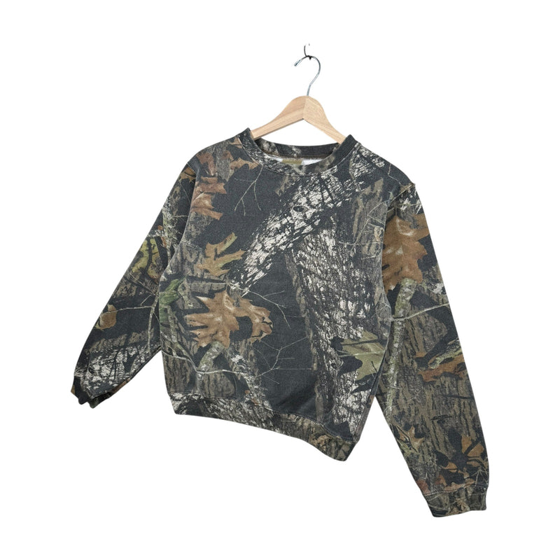 Vintage Mossy Oak Camouflage Crewneck