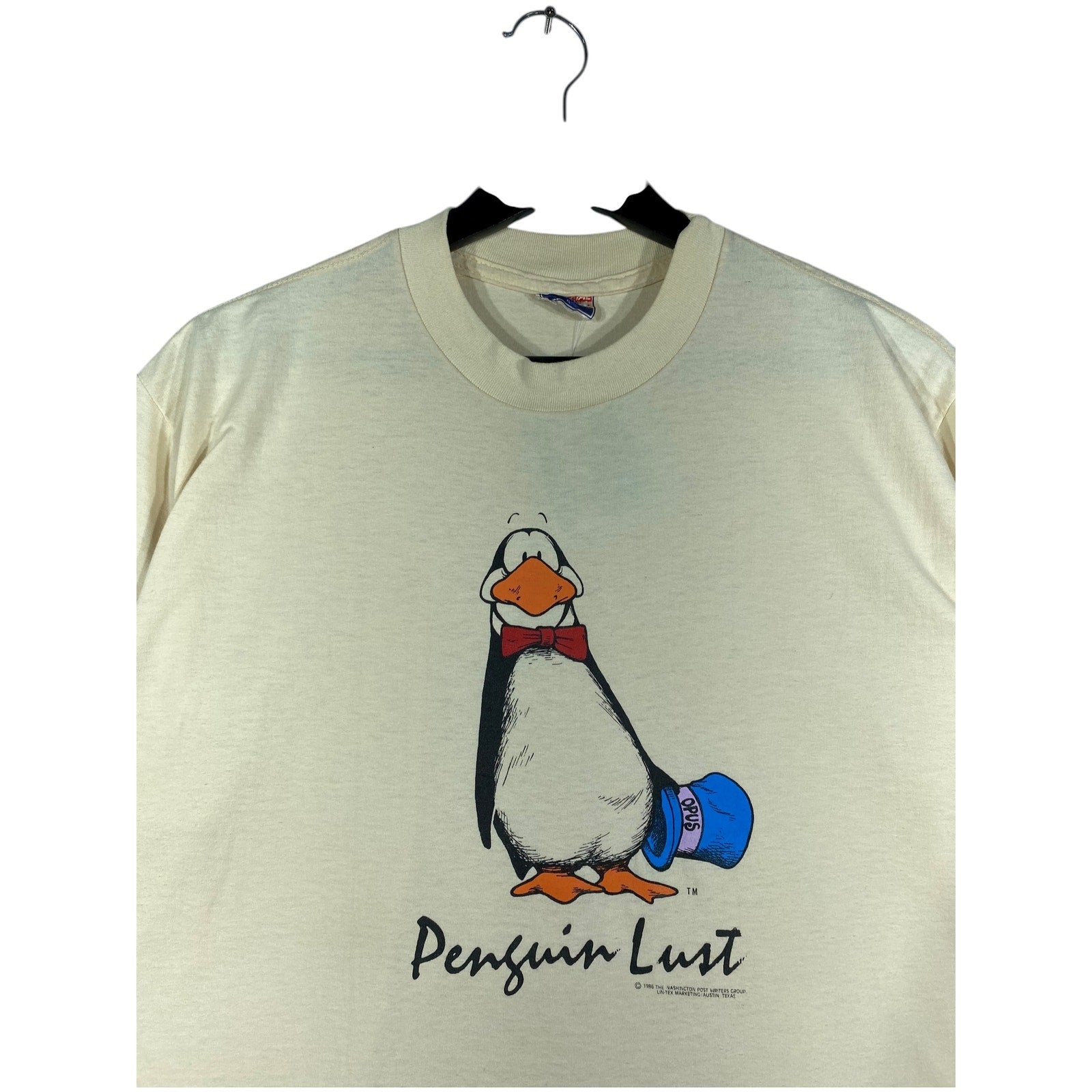 Vintage Penguin Last Graphic Print T-Shirt