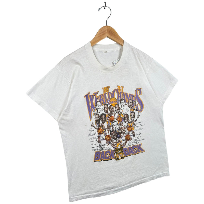 Vintage Los Angeles Lakers Back to Back NBA T-Shirt 80s