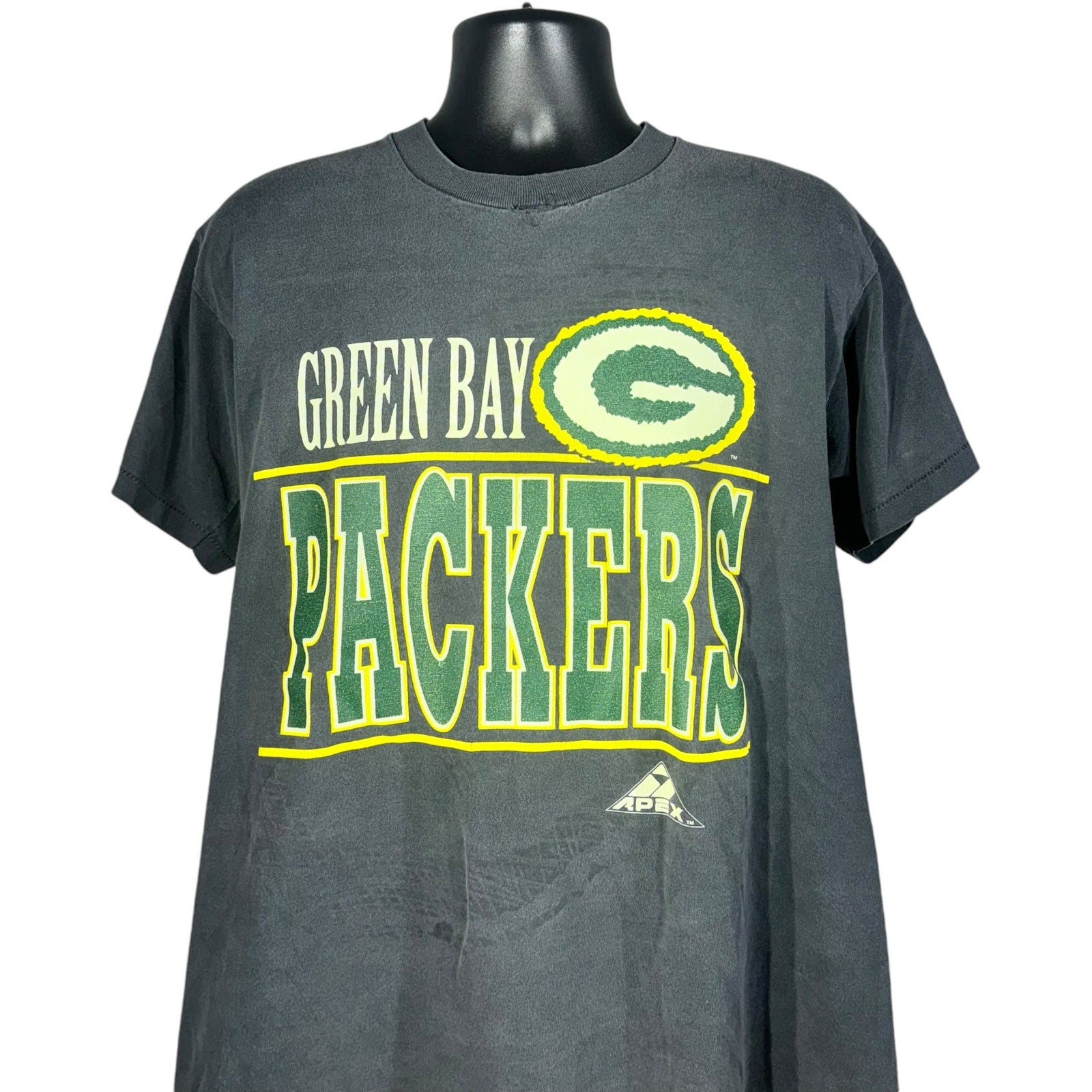 Vintage Apex Green Bay Packers Spellout NFL Tee