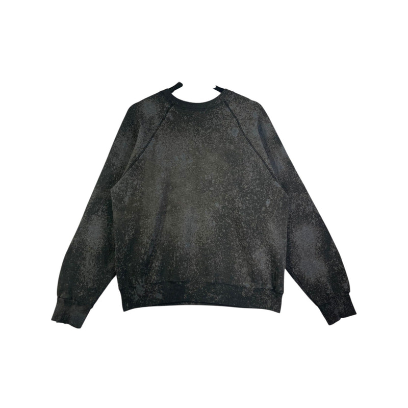 Vintage Western Bull Skull Feather Graphic Crewneck