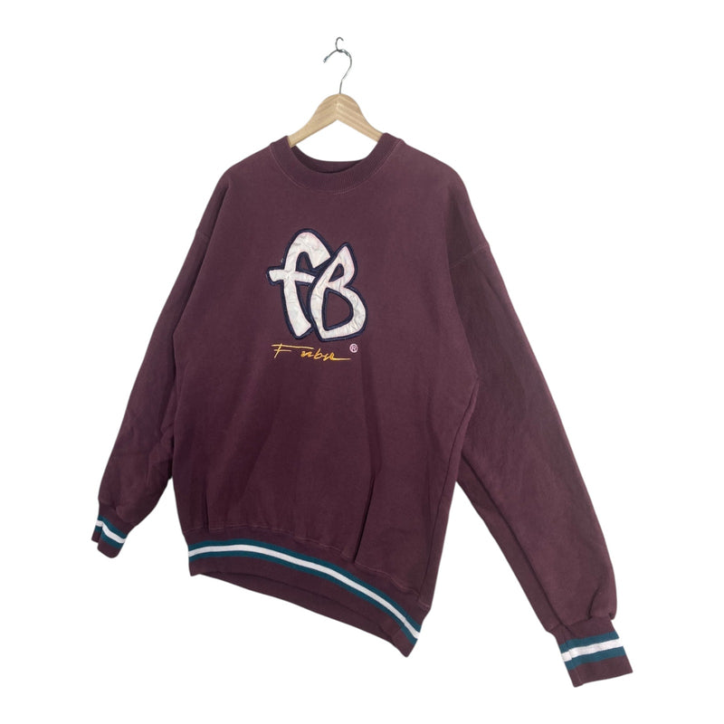 Vintage FUBU FB Embroidered Logo Crewneck