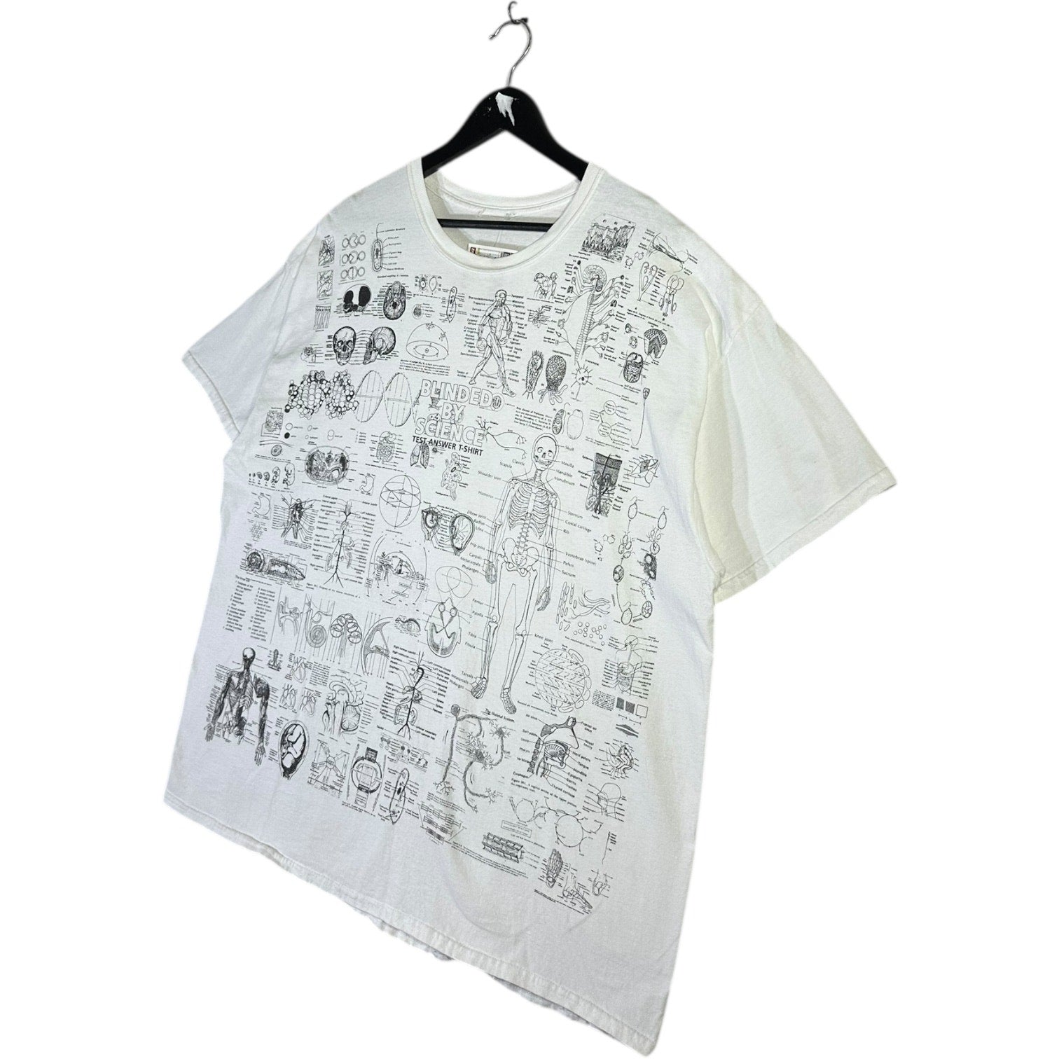 Vintage Blinded By Science Anatomy Diagram T-Shirt