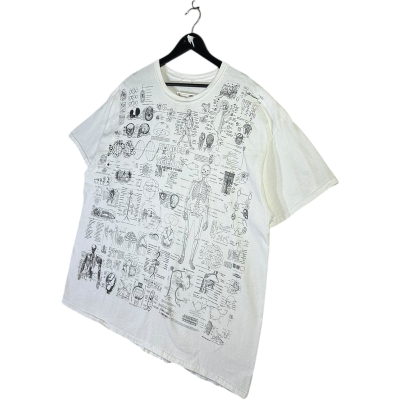 Vintage Blinded By Science Anatomy Diagram T-Shirt
