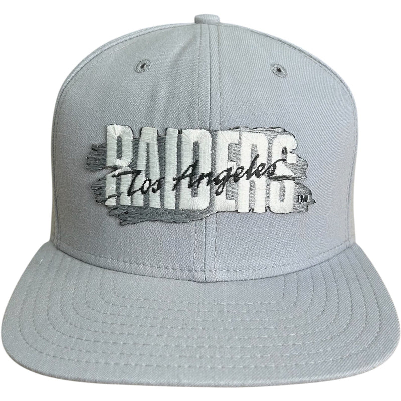 Vintage Los Angeles Raiders Spellout NFL Snapback Hat