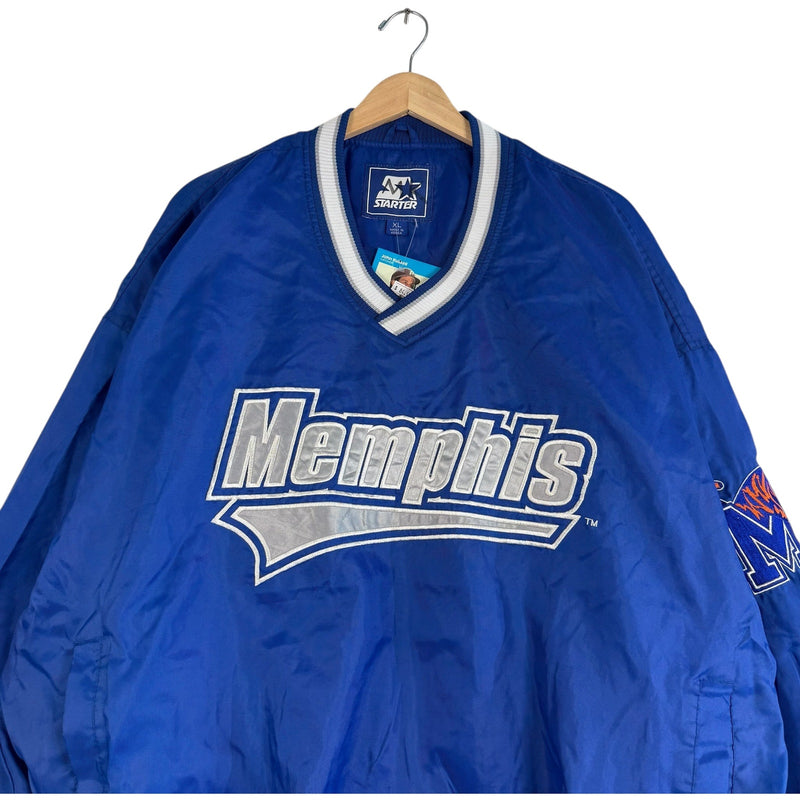 Vintage Starter University Of Memphis Pullover Windbreaker
