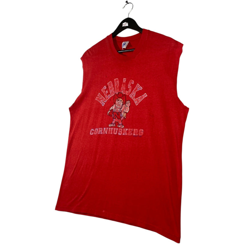 Vintage Logo 7 Nebraska Cornhuskers Tank Top