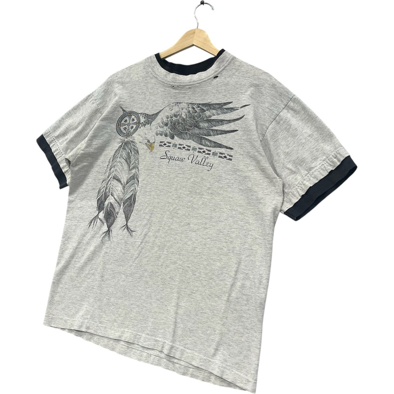 Vintage Squaw Valley Native American Eagle Tee