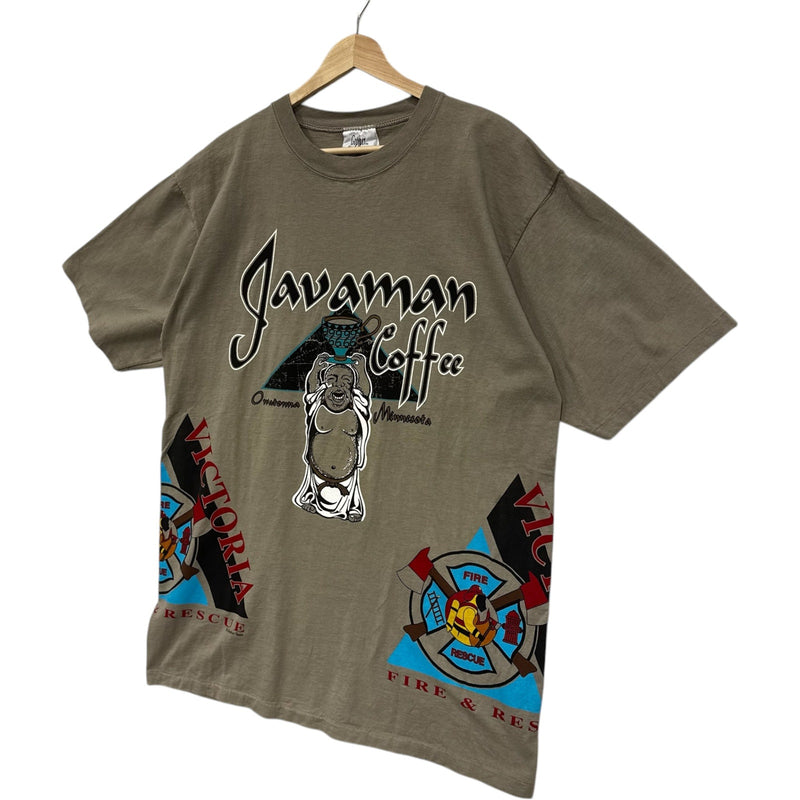 VTG Javaman Coffee Victoria Fire Rescue Wraparound Tee