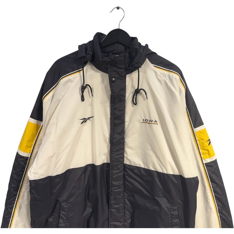 Vintage Reebok University Of Iowa Hawkeyes Puffer Jacket