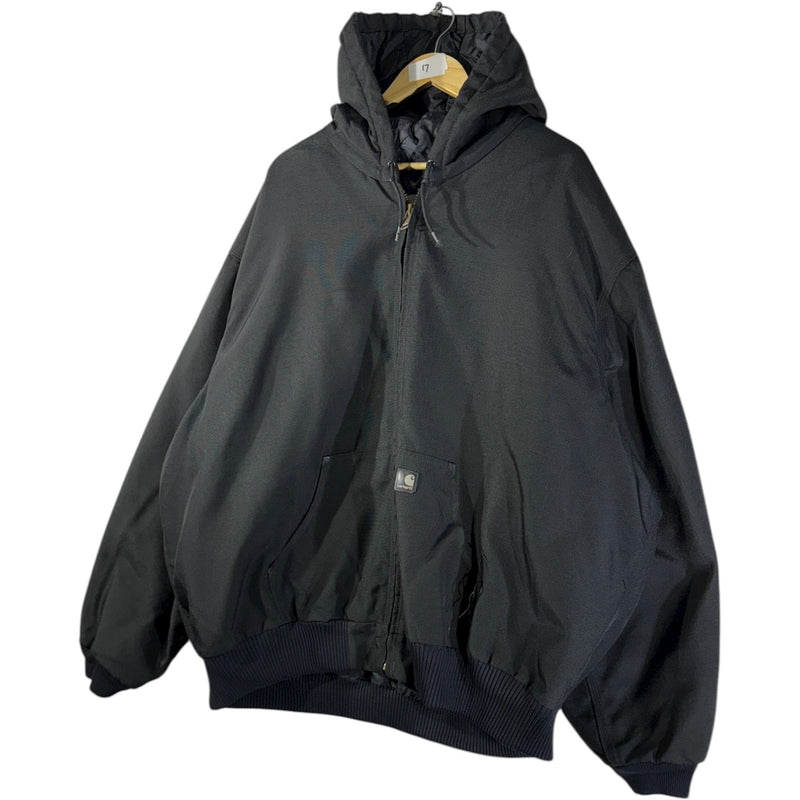 Vintage Carhartt Canvas Full Zip Hooded Workwear Jacket