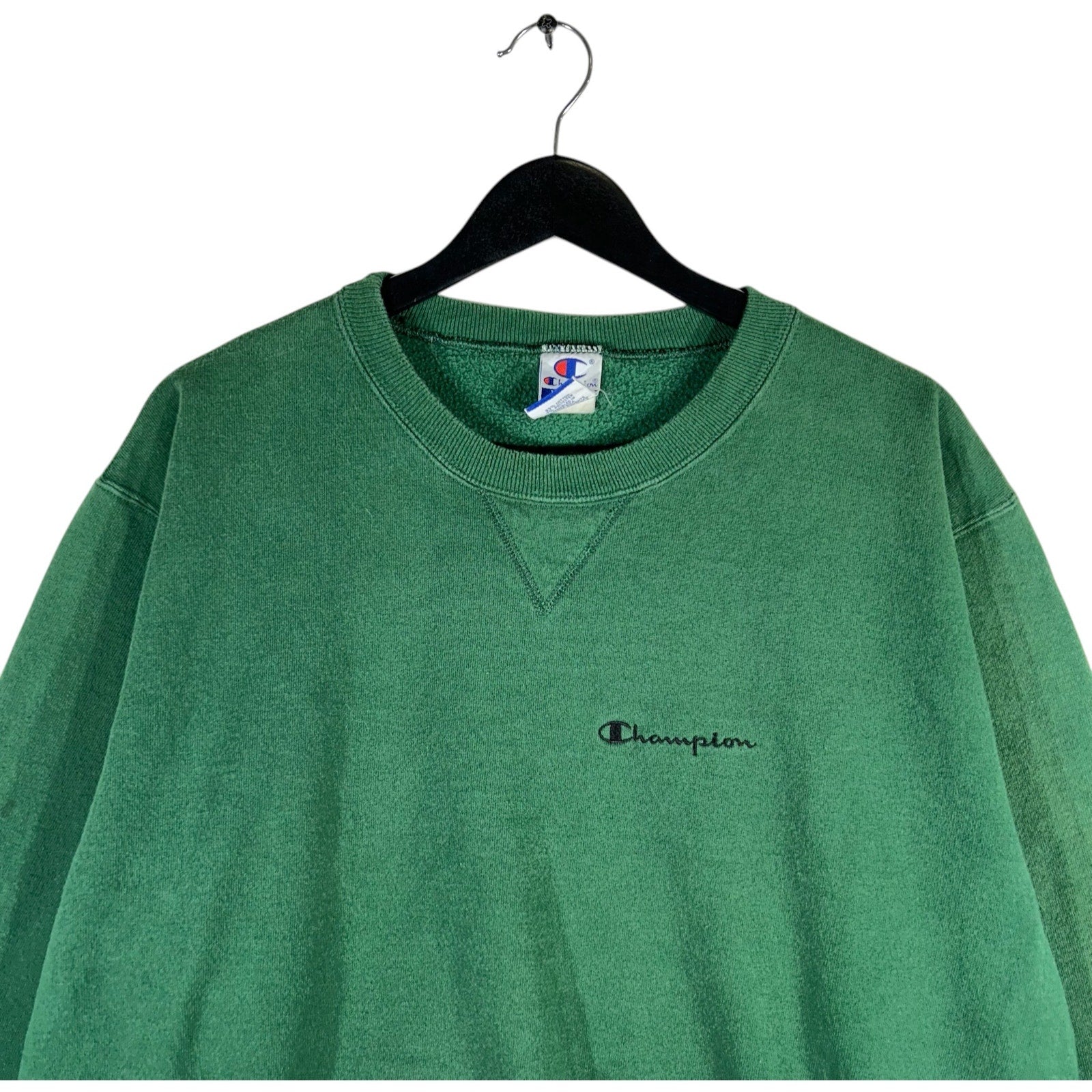 Vintage Champion Spellout Logo Crewneck 90s