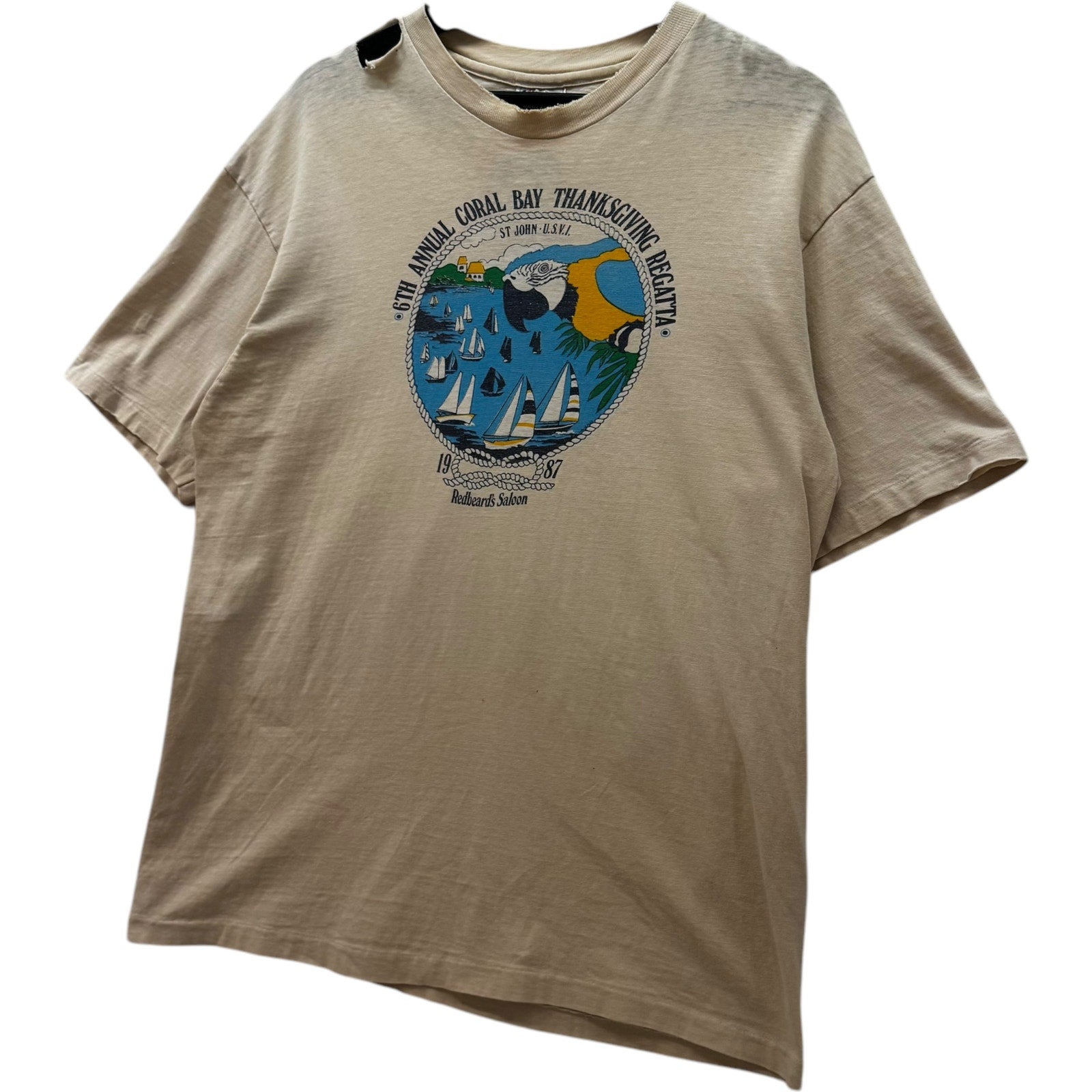 Vintage 6th Annual Coral Bay Thanksgiving Regatta Tee