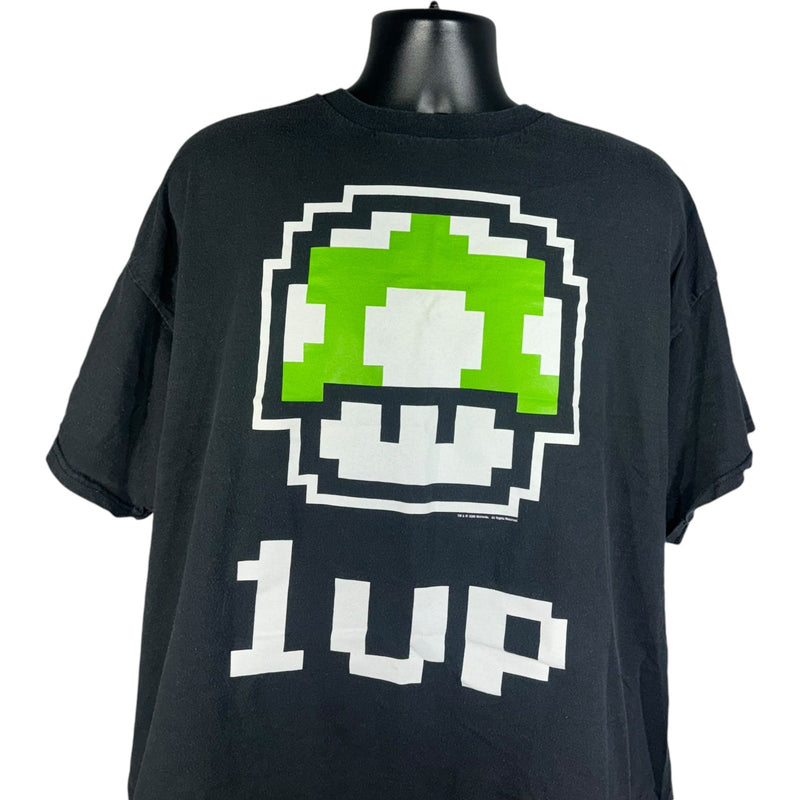 Nintendo Super Mario 1 Up Mushroom Video Game Tee