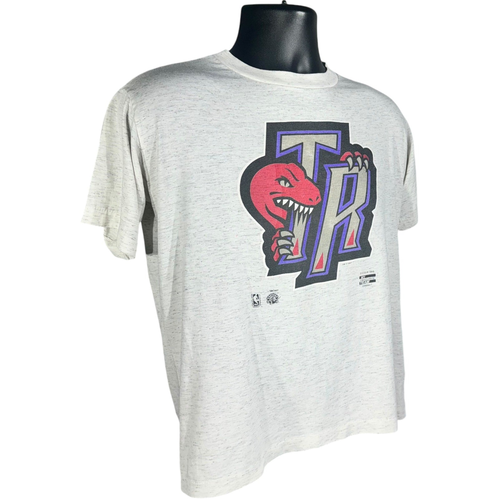 Vintage Toronto Raptors Logo Tee 1995