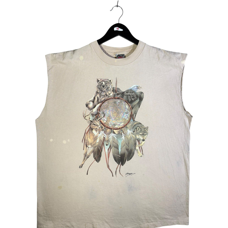 Vintage Dream Catcher Muscle Sleeves Tank Top