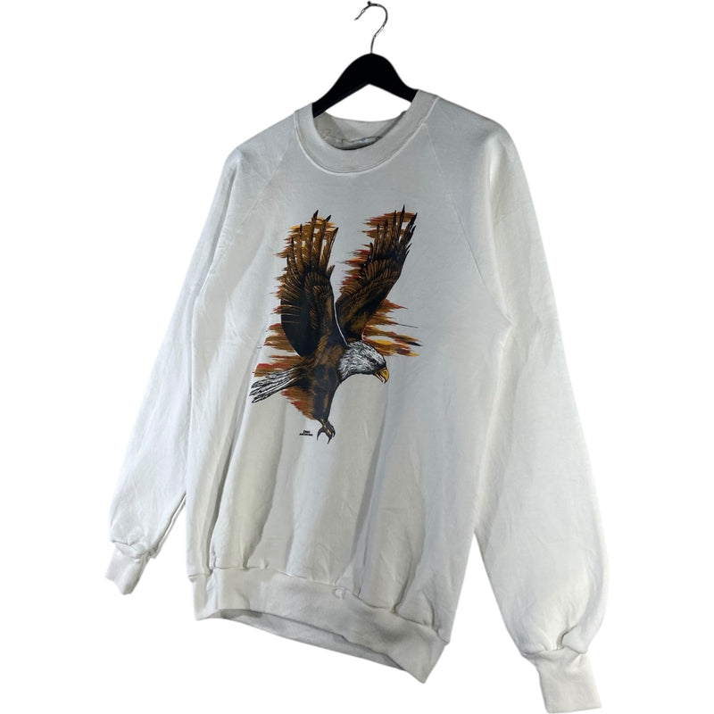 Vintage Jerzees American Eagle Graphic Pullover Sweatshirt