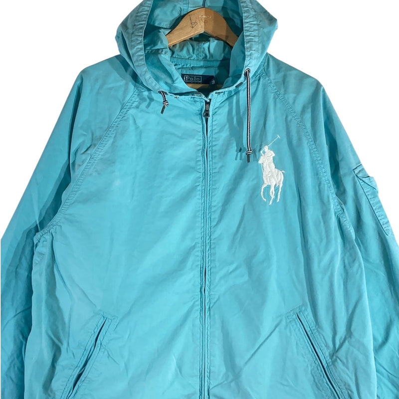 Vintage Polo by Ralph Lauren Full Zip Hooded Windbreaker