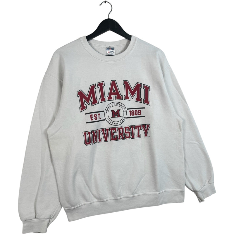 Vintage Miami University Spellout Crewneck
