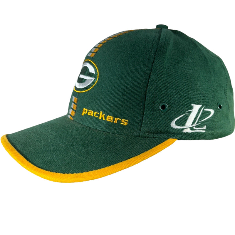 Vintage Logo Athletic Green Bay Packers Strapback Hat