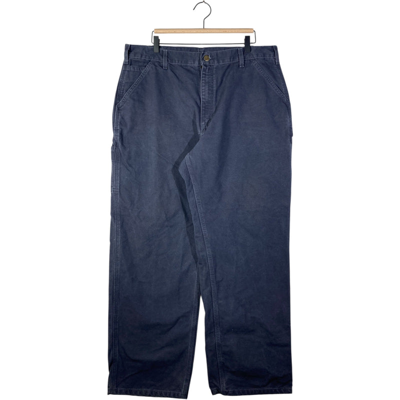Vintage Carhartt Loose Straight Washed Duck Dungaree Work Pants 38x30