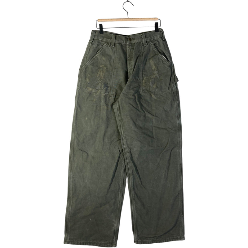 Vintage Carhartt Flannel Lined Work Pants 30x30