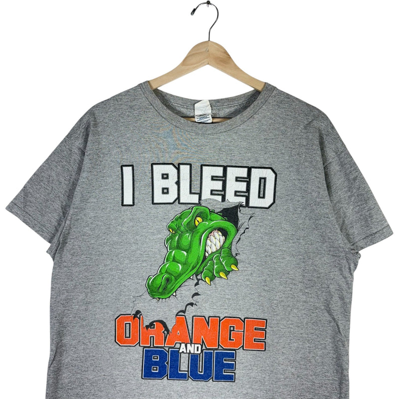 Vintage Bleed Orange & Blue I Give So Others Live Tee