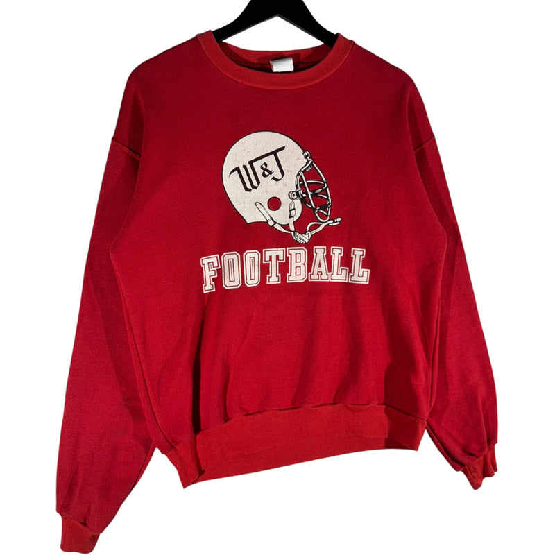 Vintage Washington & Jefferson Football Crewneck