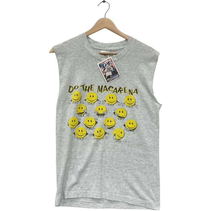 Vintage "Do The Macarena" Smiley Face Cut Off Tee