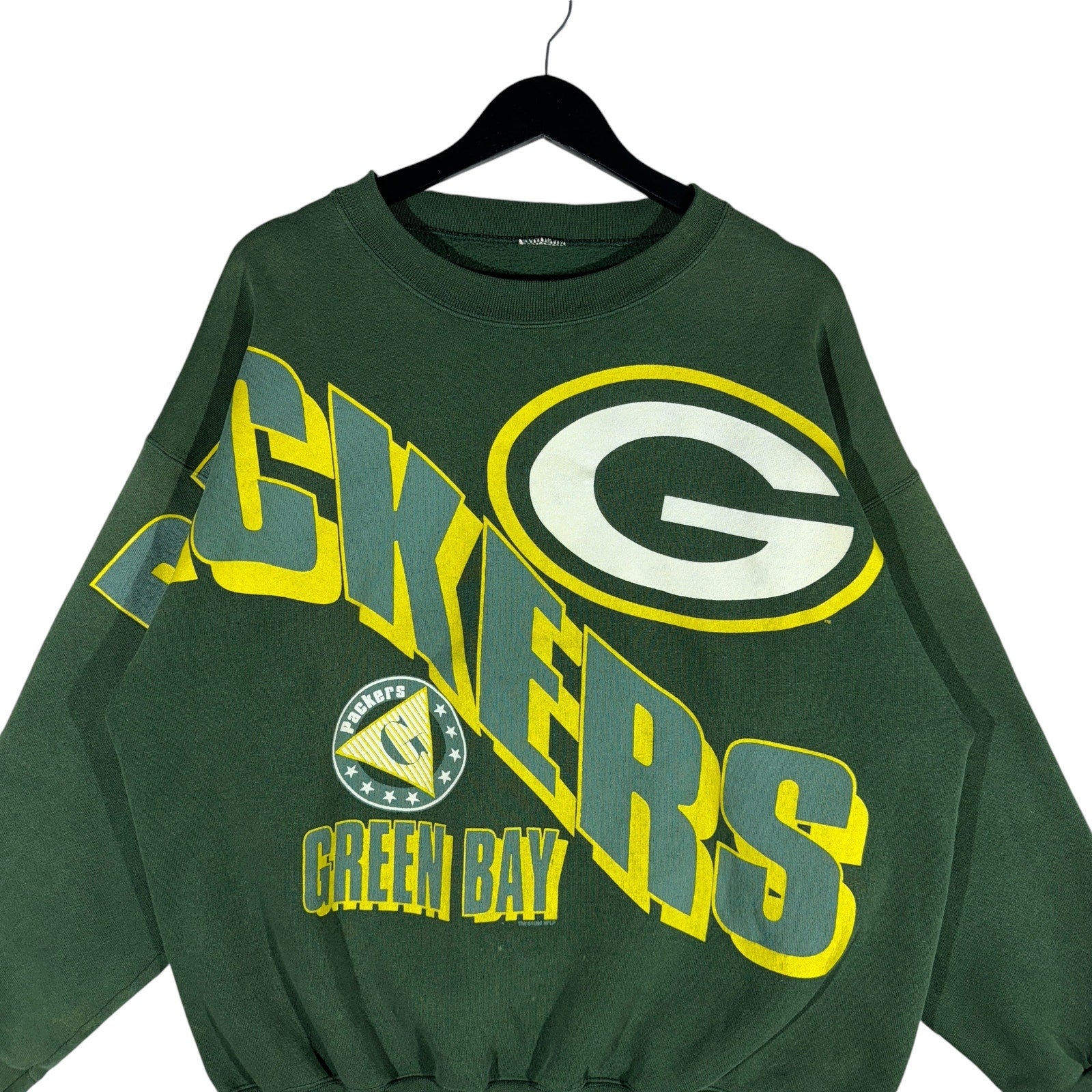 Vintage Green Bay Packers Spellout Crewneck