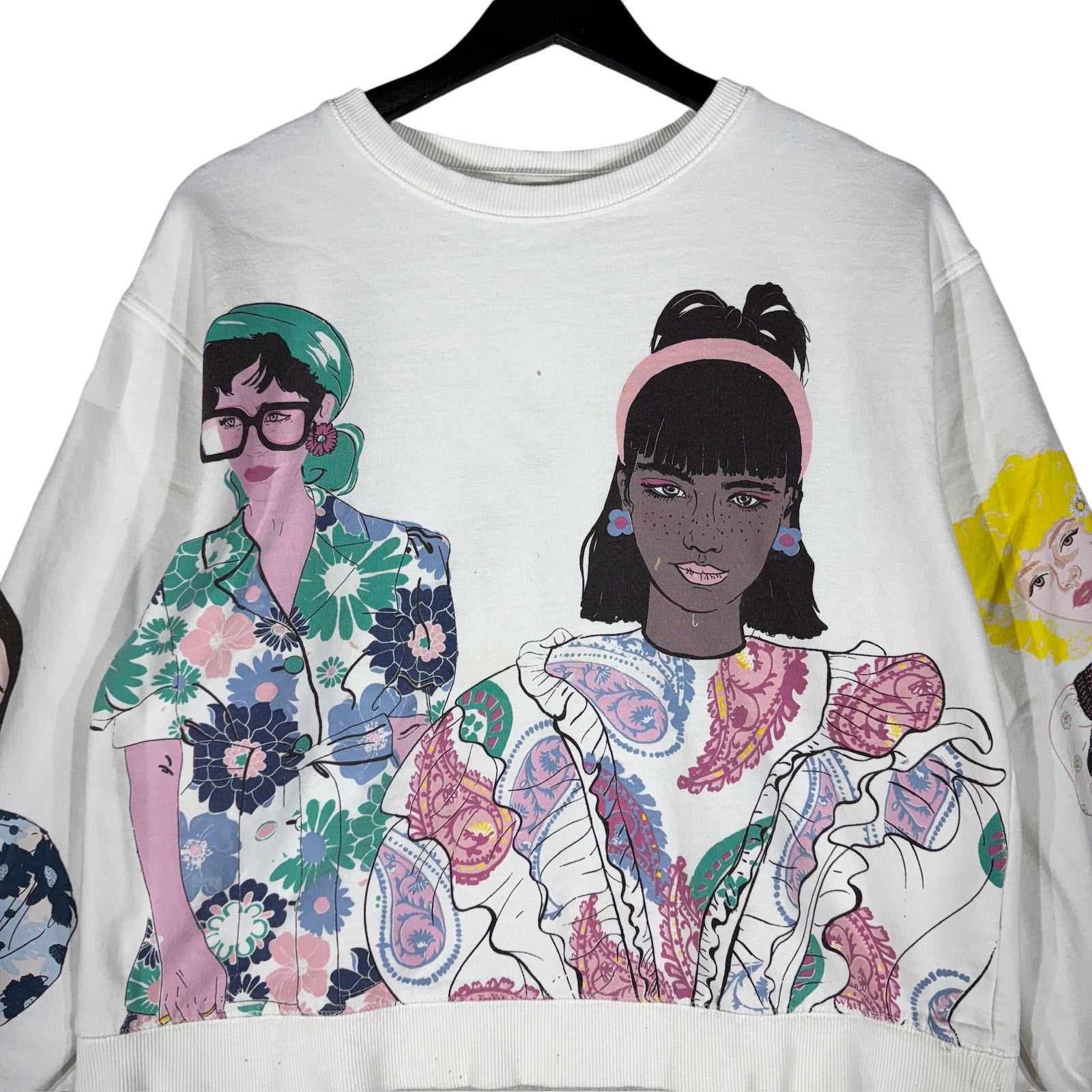 Vintage Women's AOP Crewneck