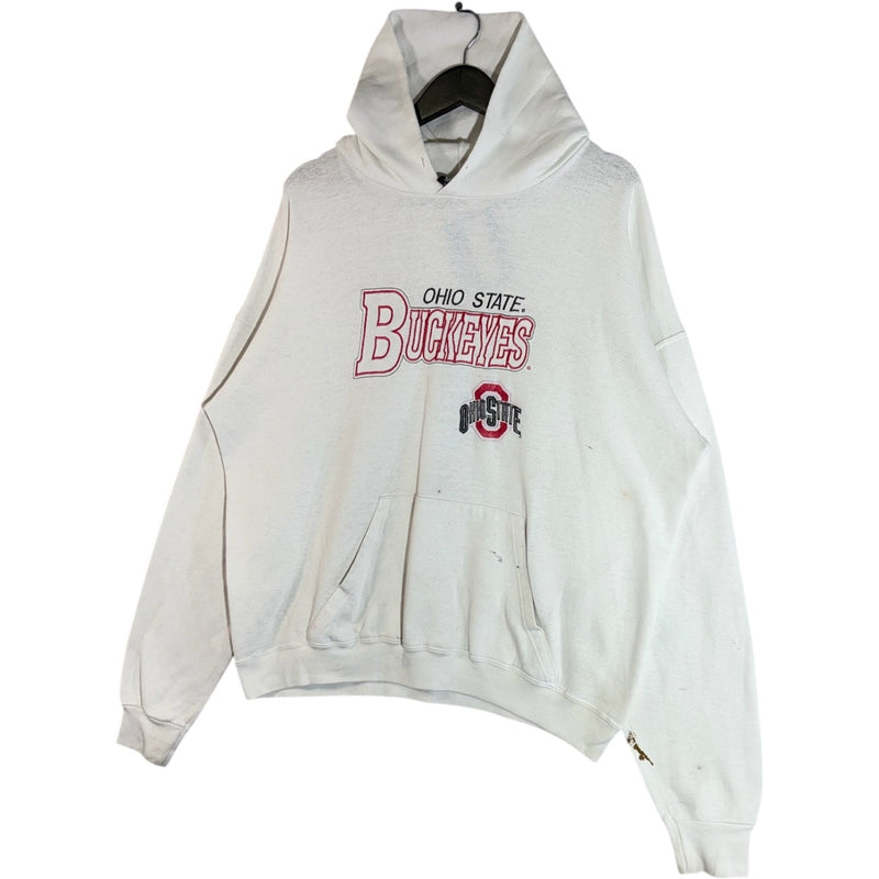 Vintage Ohio State Spellout Hoodie Large
