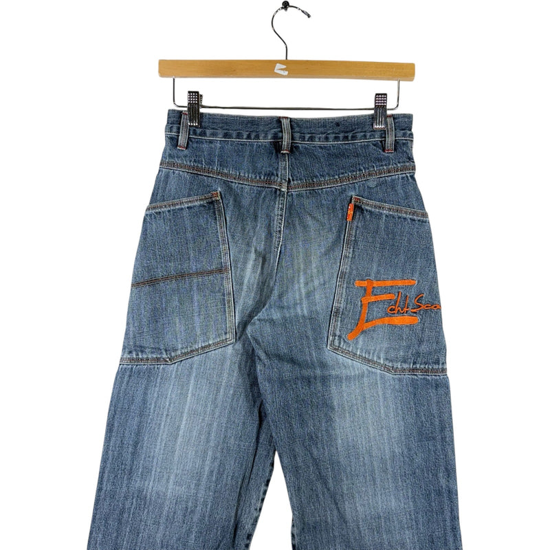 Y2K Echt Scout Wide Leg Denim Jeans 28x28
