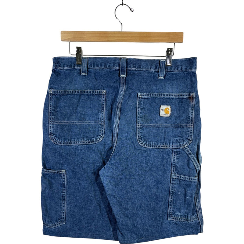 Vintage Carhartt Denim Carpenter Shorts 33