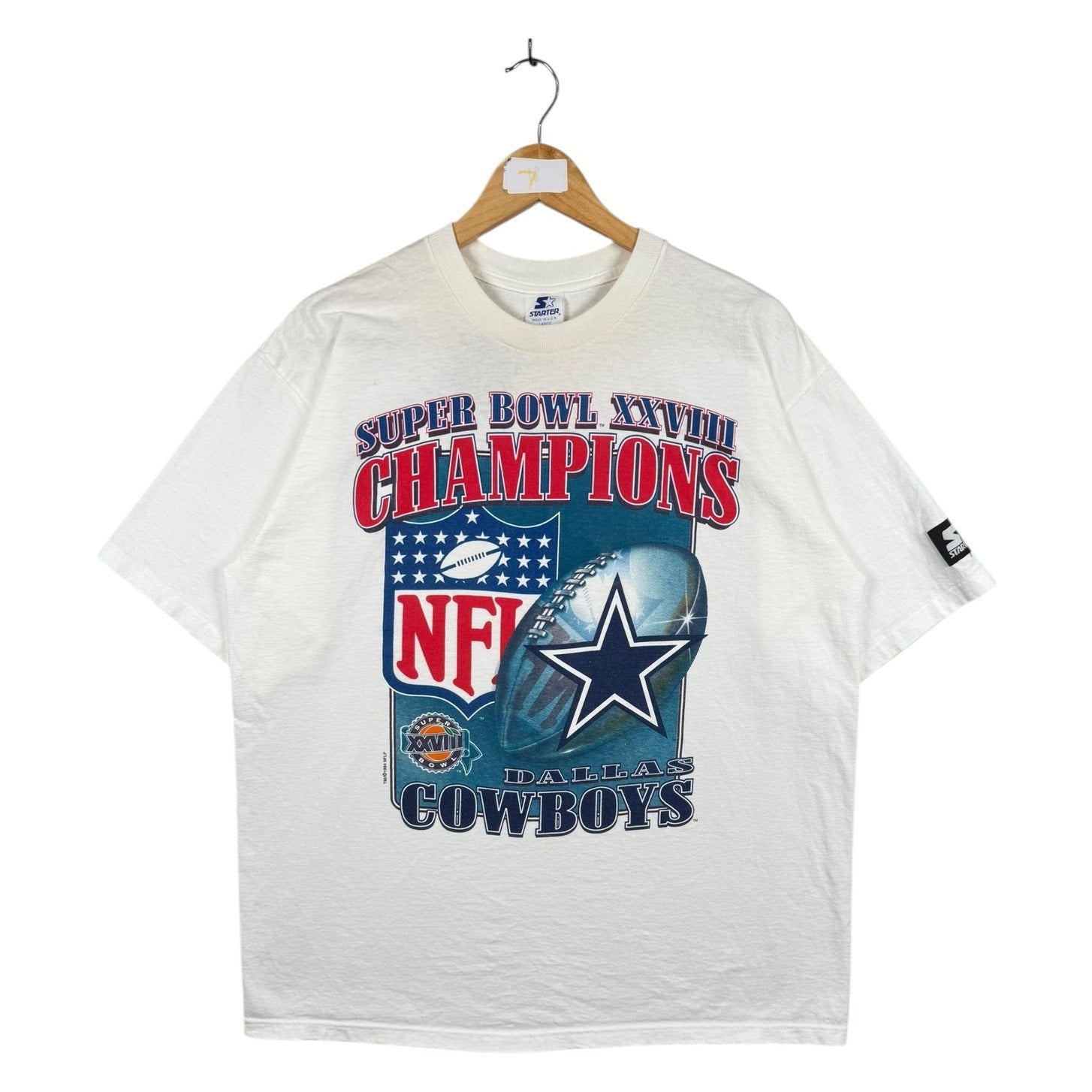 Vintage Starter Dallas Cowboys NFL Graphic T-Shirt