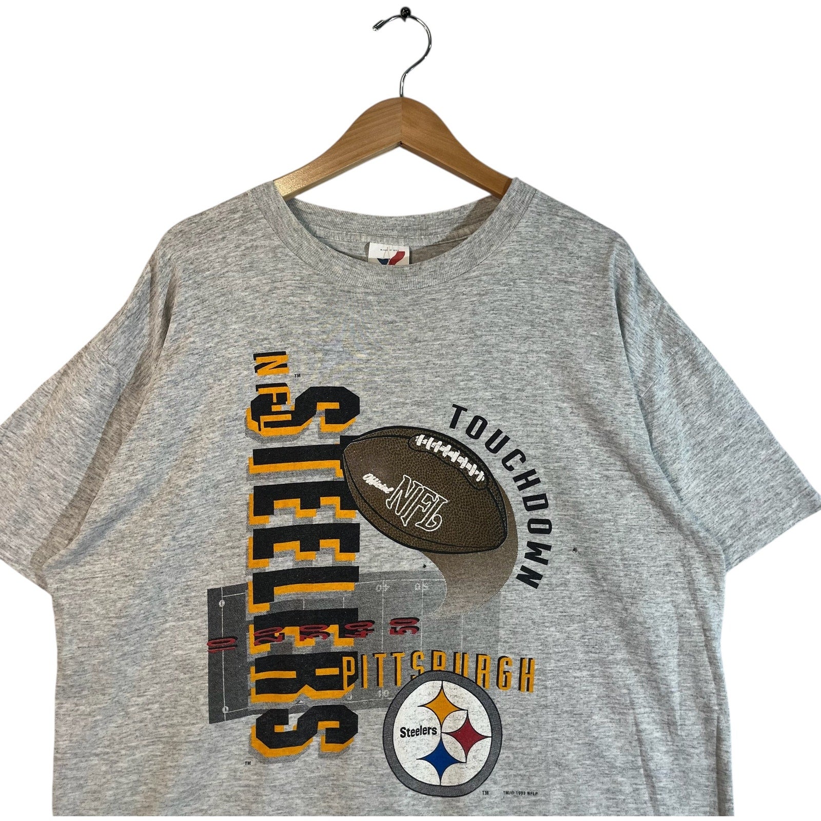 Vintage Pittsburgh Steelers Touchdown NFL Tee
