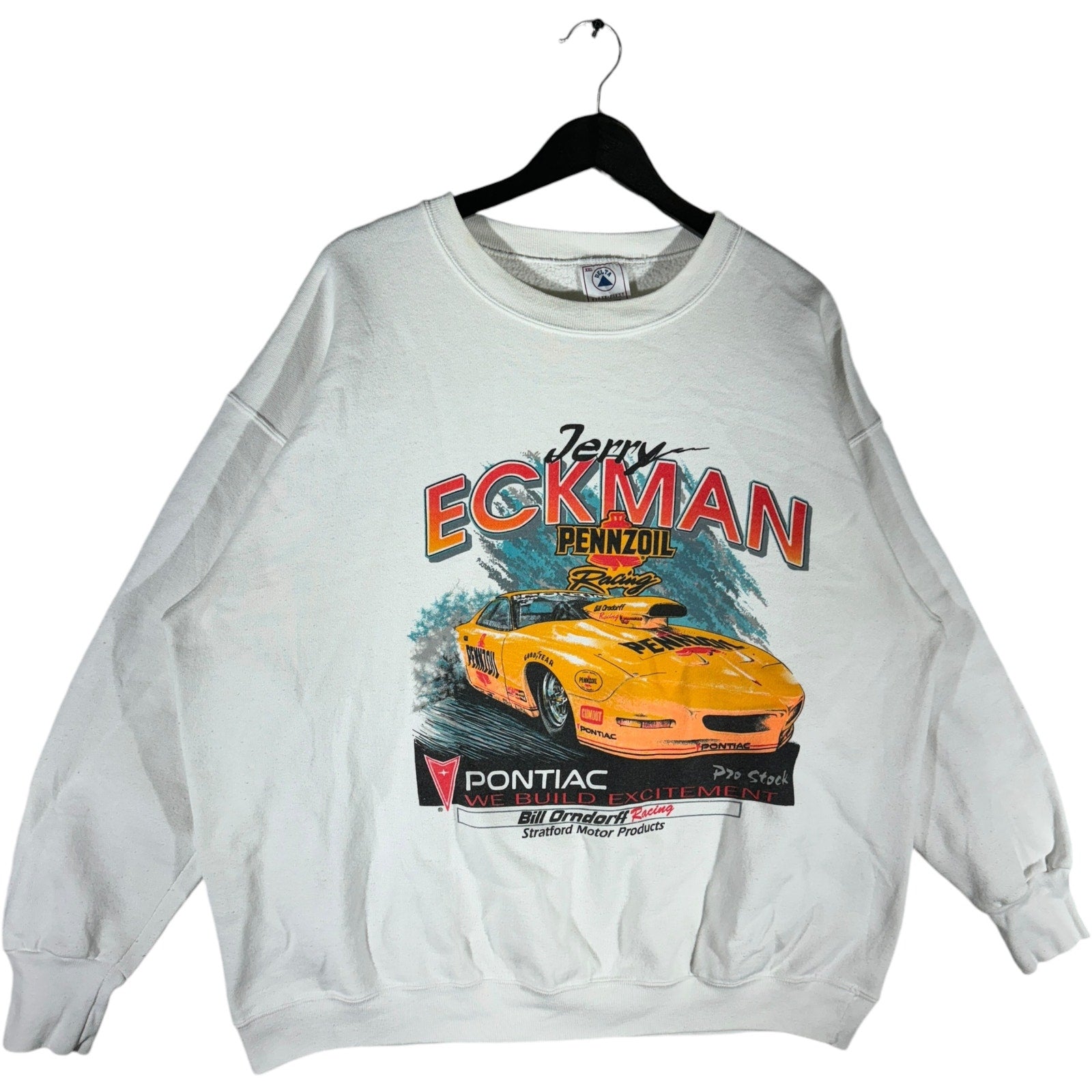 Vintage Jerry Eckman Pontiac Racing Crewneck