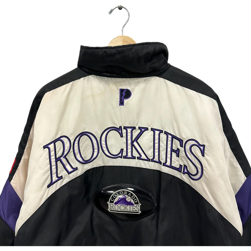 Vintage Colorado Rockies Spellout MLB Puffer Jacket