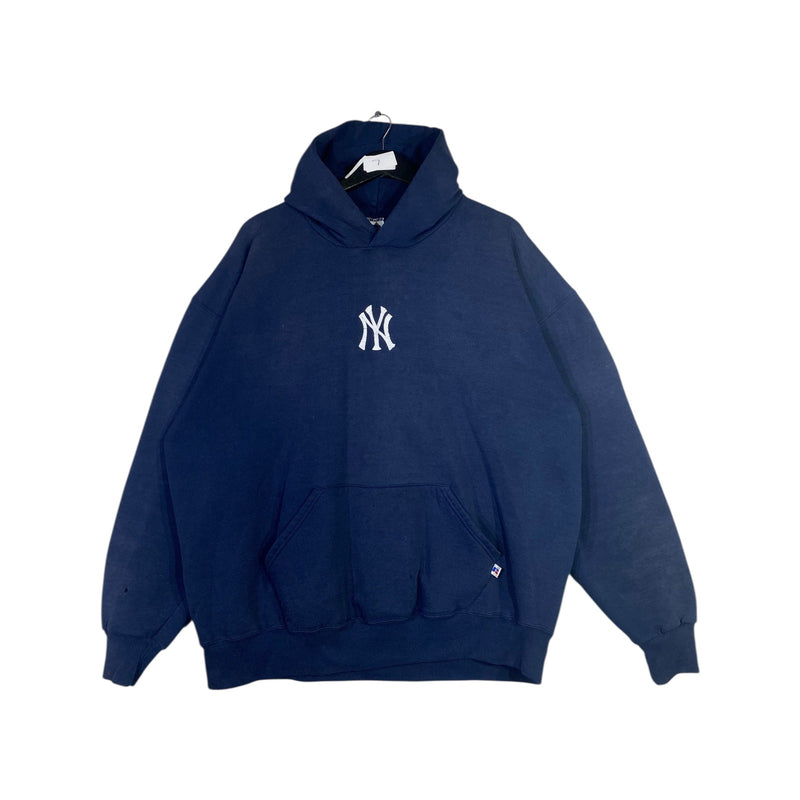 Vintage Russell Athletic New York Yankees Logo Hoodie