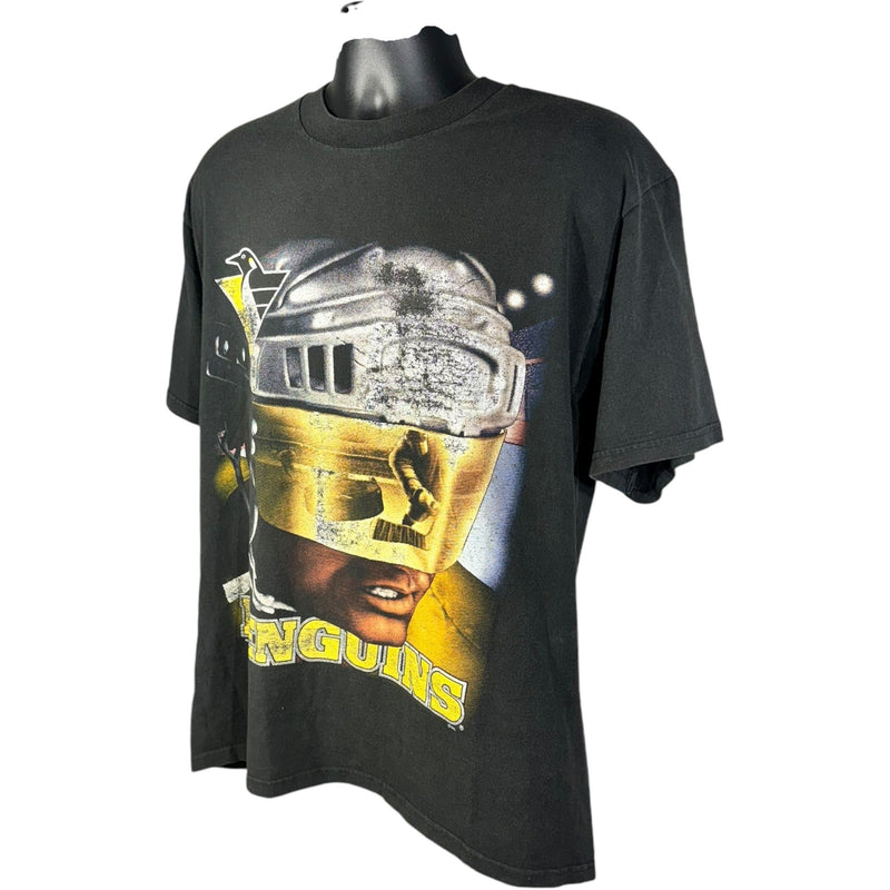 Vintage Pittsburgh Penguins Hockey Helmet NHL Tee